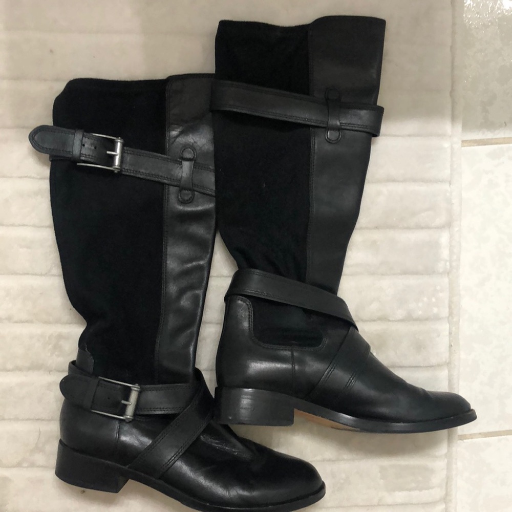 Cole Haan flat knee high boots
